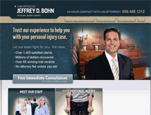Tablet Screenshot of jdbohnlaw.com